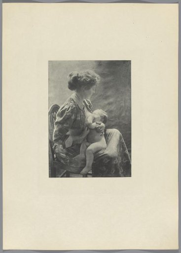 Portrait of an Unknown Woman with Child at the Breast