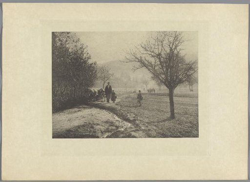 Herfstochtend op het platteland, Baden