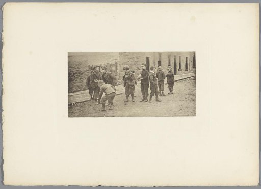 Boys Playing in the Street