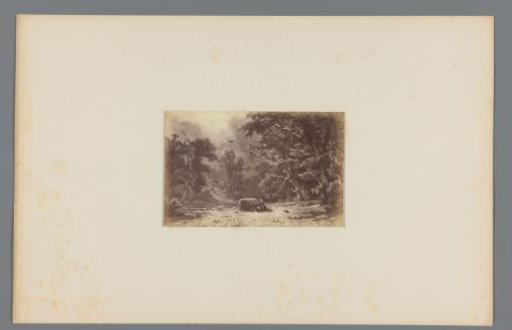 Photographic reproduction of the painting 'Germanic Sacrificial Altar' by Jan Willem van Borselen