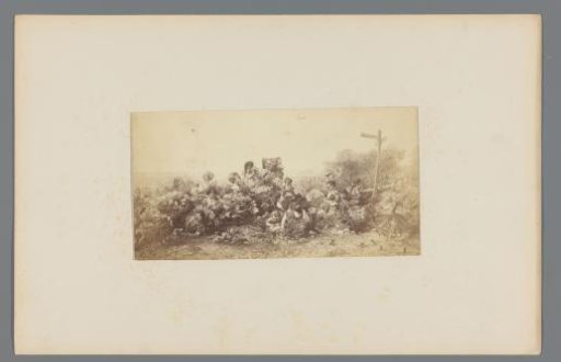 Photographic reproduction of the painting 'Volewijk' by Mari ten Kate