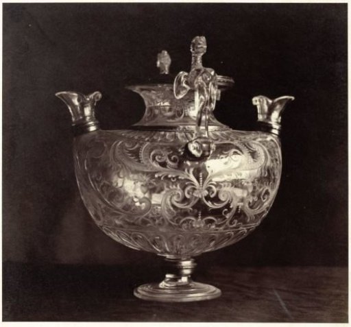 Engraved crystal jug, from the Louvre