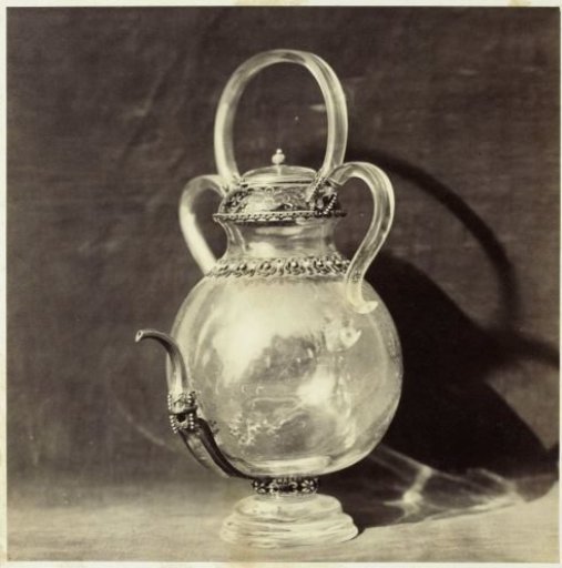Crystal jug with metal mounts, from the Louvre