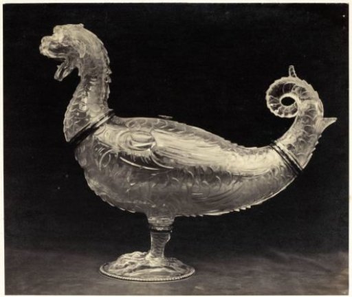 Crystal jug in the form of a dragon, from the Louvre