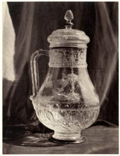 Engraved crystal jug, from the Louvre