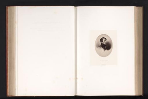 Photographic reproduction of a portrait drawing of Achille Fould by Paul Delaroche