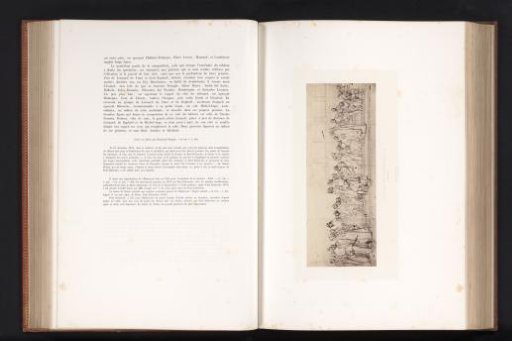 Photographic reproduction of a drawing study for the Hemicycle by Paul Delaroche