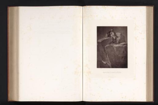 Photographic reproduction of a painting of Napoleon on Saint Helena by Paul Delaroche