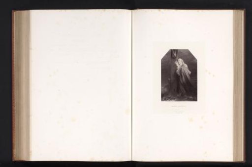 Photographic reproduction of a painting of Mary at the Cross by Paul Delaroche