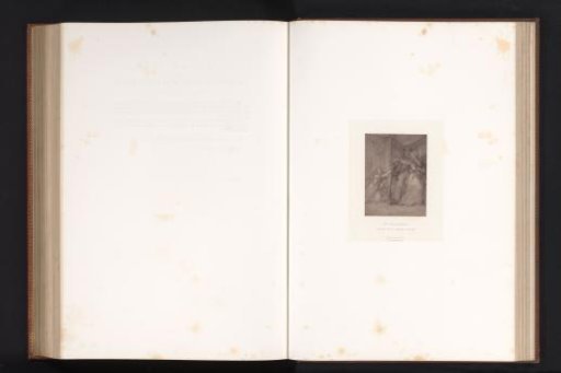 Photographic reproduction of a drawing of Elisabeth of France separated from the royal family by Paul Delaroche