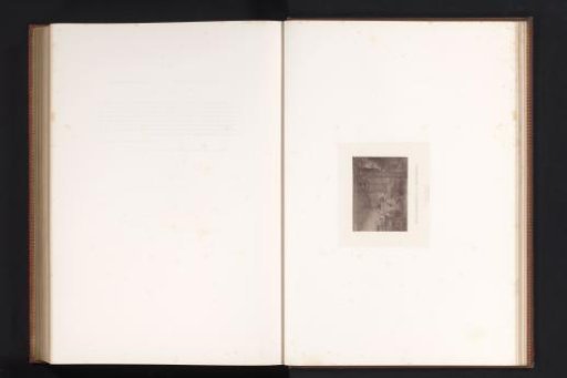 Photographic reproduction of a drawing of Marie Antoinette in the cell by Paul Delaroche