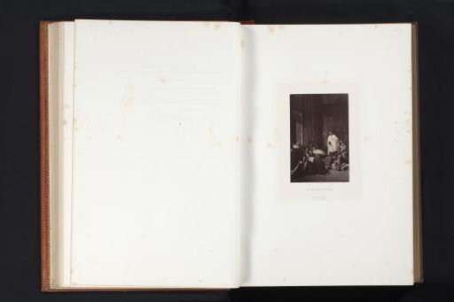 Photographic reproduction of a painting of Saint Vincent de Paul by Paul Delaroche