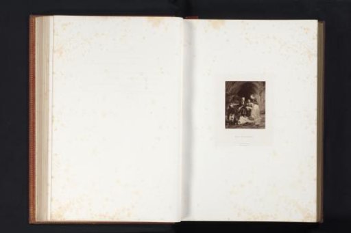 Photographic reproduction of a painting of Flora Macdonald and Prince Charles Edward Stuart by Paul Delaroche