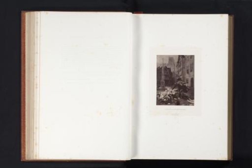 Photographic reproduction of a painting of the St. Bartholomew's Day Massacre by Paul Delaroche