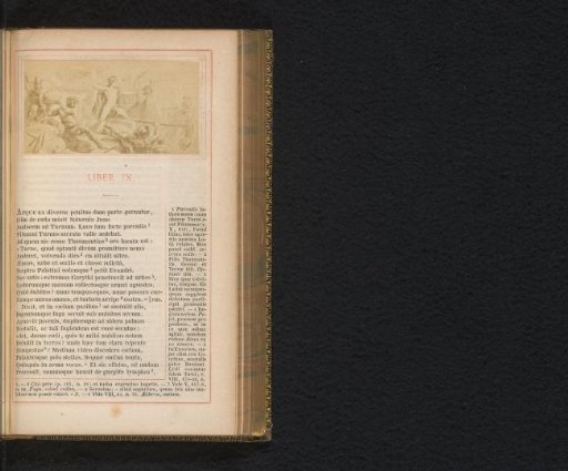 Photographic reproduction of a painting of Aeneas during the Battle of Latium, scene from Virgil's Aeneid