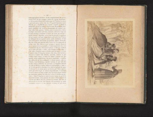 Photographic Reproduction of a Drawing of a Scene with a Fainted Girl by Guglielmo Stella