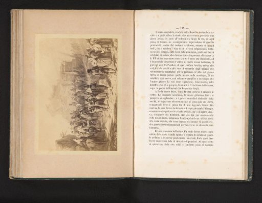 Photographic Reproduction of a Painting of a Funeral Procession by Antonio Ermolao Paoletti