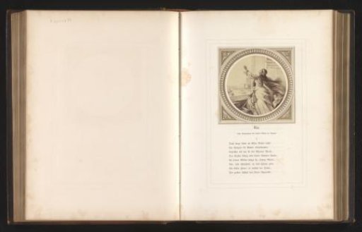Photographic reproduction of a drawing of Dido watching Aeneas depart by Arthur von Ramberg