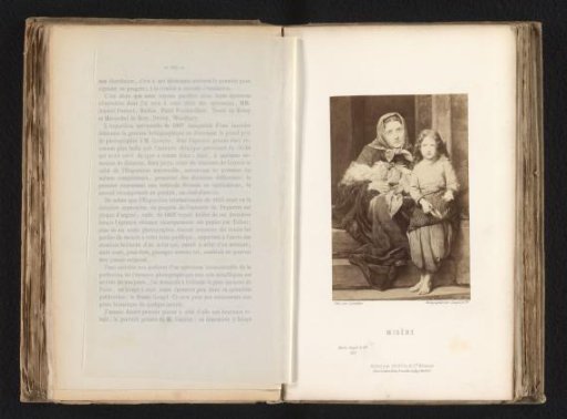 Photographic reproduction of the painting Misère by Lobrichon
