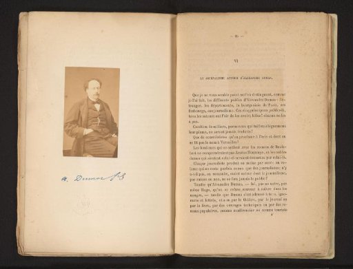 Portrait of Alexandre Dumas the Younger