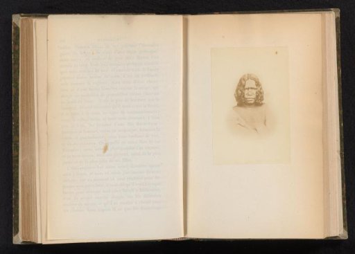 Portrait of an unknown woman, one of the original inhabitants of Australia
