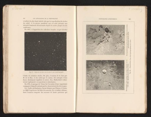 Part of the moon's surface