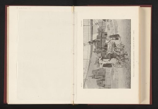Scene from a play about Jeanne d'Arc at the Hippodrome de Longchamp, Paris
