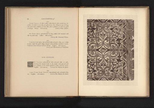 Part of an embroidered antependium