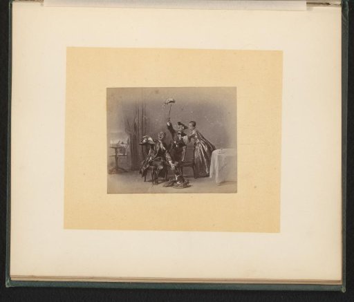 Photographic reproduction of a painting illustrating Van Lennep's Ferdinand Huyck by David Bles