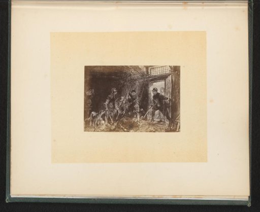 Photographic reproduction of a painting illustrating Van Lennep's The Foster Son by Charles Rochussen