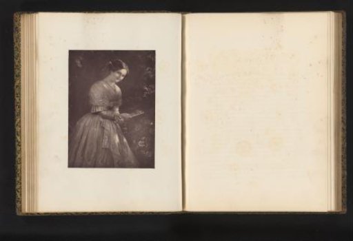 Photographic reproduction of an engraving after the painting *The Beauty of Albano* by August Riedel
