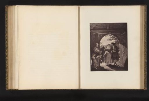 Photographic reproduction of a print after the painting *The Church Porch* by John Absolon