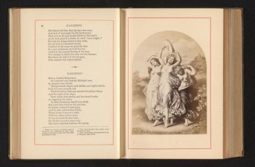 Photographic reproduction of an engraving of the Three Graces