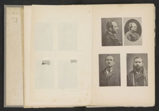Portraits of Two Criminals, with and without Beard