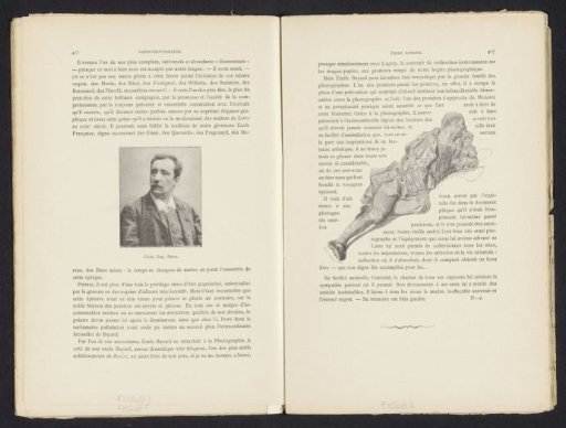 Photographic Reproduction of a Drawing Depicting a Reclining Man