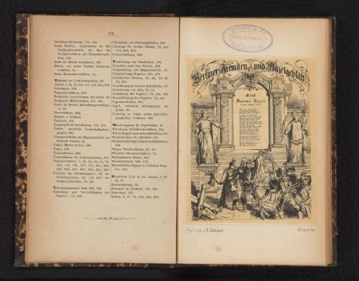 Reproduction of the title page of the Berliner Fremden- und Anzeigeblatt