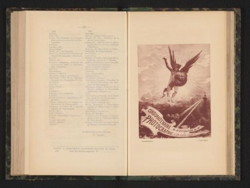 Reproduction of the poster for the Cinquantenaire de la divulgation de la photographie