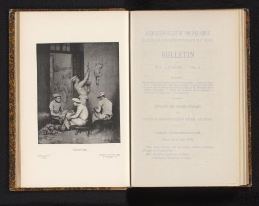 Reproduction of a Painting of Cooks by Théodule Augustin Ribot