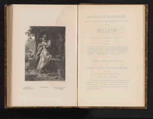 Reproduction of an Engraving of a Soldier Embracing a Woman