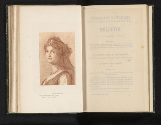 Reproduction of an Engraving of Queen Louise