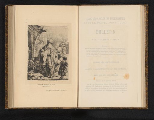 Reproduction of the etching Abraham Casts Out Hagar and Ishmael by Rembrandt van Rijn