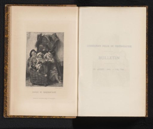 Reproduction of a painting of children in a basket by Timoléon Marie Lobrichon