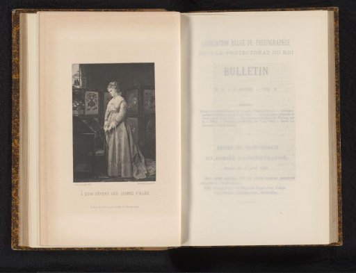 Reproduction of the painting A quoi rêvent les jeunes filles by François-Claudius Compte-Calix