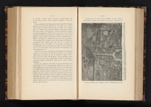 Aerial photograph of the area around the Panthéon, Paris
