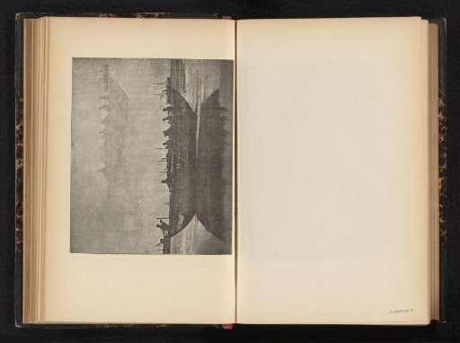 Fata morgana above a boat with rowers in the surf, Madras