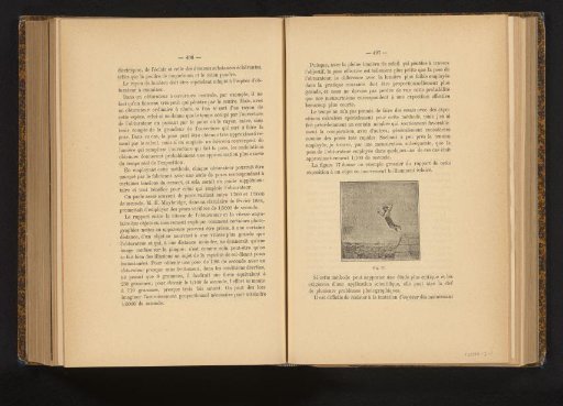 Leaping Man, with a City View in the Background