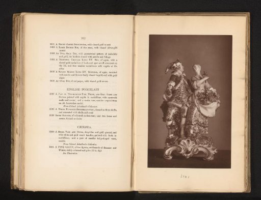 Two porcelain figures representing Summer and Winter