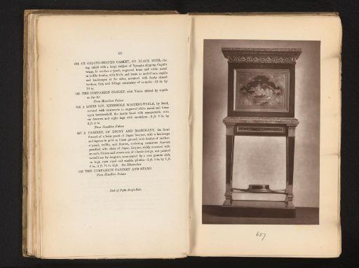 Cabinet of ebony and mahogany, from the collection of Christopher Beckett Denison