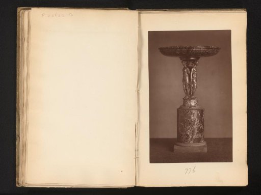 Bowl on a stand surrounded by the three Graces, from the collection of Christopher Beckett Denison