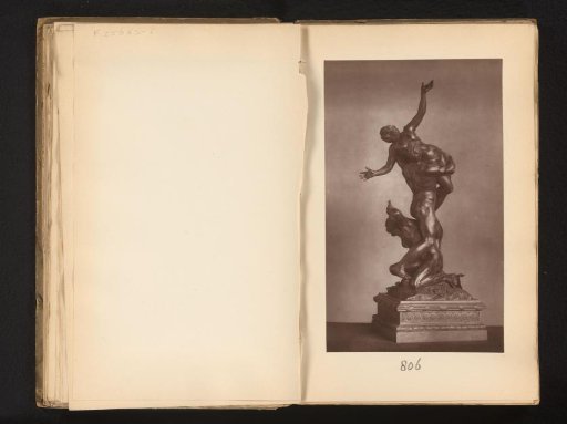 Bronze statue of the abduction of Helen, from the collection of Christopher Beckett Denison